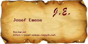 Josef Emese névjegykártya